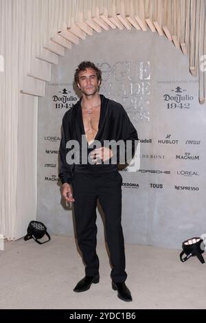 Mexico, Mexique. 24 octobre 2024. Roberto Romano assiste au tapis rouge pour le gala Vogue Dia de Muertos au Palacio de Mineria à Mexico, Mexique, le 24 octobre 2024. (Photo de Yamak Perea/Eyepix Group) (photo de Eyepix/NurPhoto) crédit : NurPhoto SRL/Alamy Live News Banque D'Images