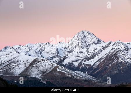 Pic du midi de Bigorre, la Mongie, Hautes-Pyrénées, France Banque D'Images