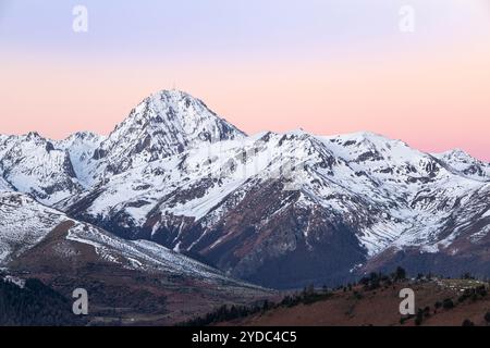 Pic du midi de Bigorre, la Mongie, Hautes-Pyrénées, France Banque D'Images