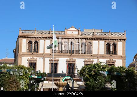 Circulo de Artistas an der Plaza del Socorro à Ronda, Andalousie, Espagne Banque D'Images