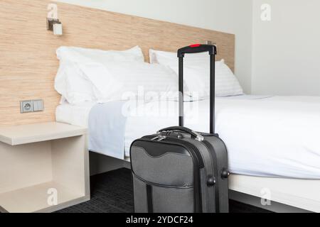 Scène dans chambre d'hôtel Banque D'Images