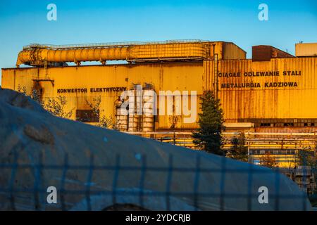 Faillite et fermeture des usines sidérurgiques à Czestochowa, protestations en faveur de ISD Huta Czestochowa Banque D'Images