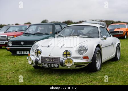 1972 Renault Alpine, exposée au Bicester Heritage Scramble le 6 octobre 2024. Banque D'Images