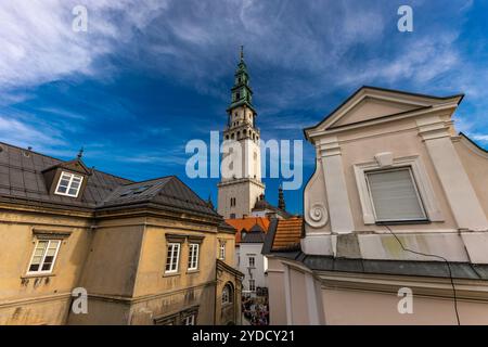 Monastère dédié à la Bienheureuse Vierge Marie à Częstochowa, image de notre-Dame de Czestochowa en automne Banque D'Images