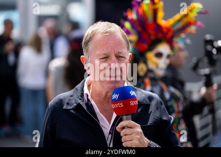 Mexico, Vereinigte Staaten. 25 octobre 2024. Martin Brundle (ex Rennfahrer, Sky Sports F1 TV Experte), MEX, formel 1 Weltmeisterschaft, Grand Prix von Mexiko City, Autodromo Hermanos Rodriguez, Freies Training, 25.10.2024 Foto : Eibner-Pressefoto/Michael Memmler crédit : dpa/Alamy Live News Banque D'Images