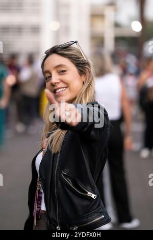 Mexico, Vereinigte Staaten. 25 octobre 2024. SOFI Martinez (Argentinien, ESPN Moderatorin/Influencerin), MEX, formel 1 Weltmeisterschaft, Grand Prix von Mexiko City, Autodromo Hermanos Rodriguez, Freies Training, 25.10.2024 Foto : Eibner-Pressefoto/Michael Memmler crédit : dpa/Alamy Live News Banque D'Images