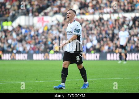 Ben Osborn du comté de Derby lors du match de championnat Sky Bet entre le comté de Derby et Hull City au Pride Park, Derby le samedi 26 octobre 2024. (Photo : Jon Hobley | mi News) crédit : MI News & Sport /Alamy Live News Banque D'Images