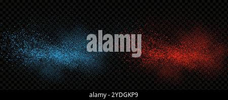 Brouillard de flamme néon abstrait. Concept de confrontation dans la compétition de boxe sportive. Illustration de Vecteur