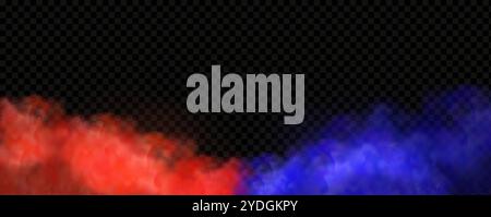 Brouillard de flamme néon abstrait. Concept de confrontation dans la compétition de boxe sportive. Illustration de Vecteur