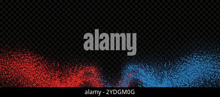 Brouillard de flamme néon abstrait. Concept de confrontation dans la compétition de boxe sportive. Illustration de Vecteur