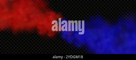 Brouillard de flamme néon abstrait. Concept de confrontation dans la compétition de boxe sportive. Illustration de Vecteur