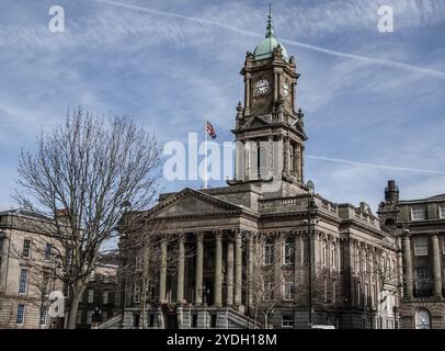 Hôtel de ville de Birkenhead, Wirral, Merseyside Banque D'Images