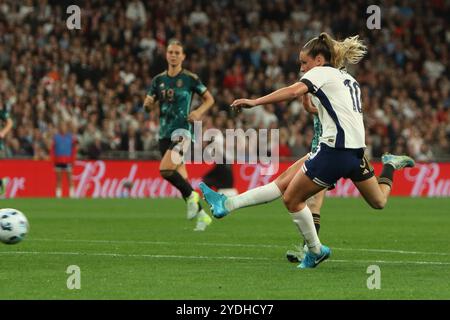 Angleterre v Allemagne football féminin Wembley Stadium Londres Royaume-Uni 25 octobre 2024 Banque D'Images