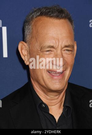 HOLLYWOOD, CALIFORNIE - OCTOBRE 25 : Tom Hanks assiste à la projection en avant-première mondiale de 'Here' lors du Festival AFI 2024 au TCL Chinese Theatre sur OC Banque D'Images