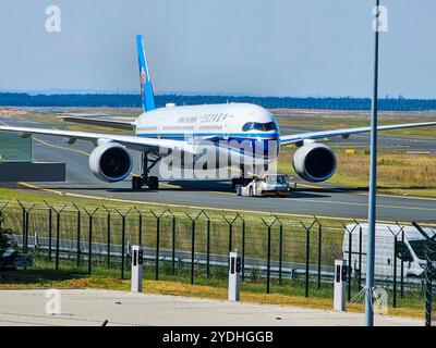 Francfort, Hesse, Allemagne - 13 août 2024 : Airbus A350-941 B-30C0 FRA Frankfurt Airport China Southern Airlines Banque D'Images