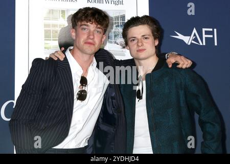 Los Angeles, États-Unis. 24 octobre 2024. De gauche à droite, Harry Marcus, Louis Ashbourne Serkis au AFI Fest - ici projection. Crédit : Kathy Hutchins / Alamy Live News Banque D'Images