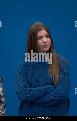 Sotres, Espagne. 26 octobre 2024. La princesse Sofia visite 2024 Sotres exemplaires lors du Prix Princesse des Asturies 2024 le 26 octobre 2024 à Sotres, Espagne. Crédit : album/Alamy Live News Banque D'Images