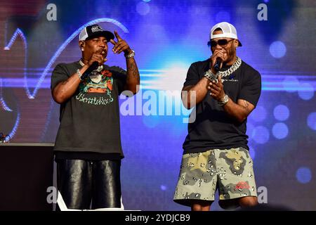 Napa, Californie, États-Unis. 24 mai 2024. Nelly se produit sur scène au BottleRock 2024 Music Festival. Crédit : Ken Howard/Alamy Banque D'Images