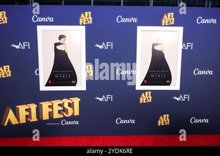 Hollywood, États-Unis. 26 octobre 2024. HOLLYWOOD, LOS ANGELES, CALIFORNIE, États-Unis - OCTOBRE 26 : une vue générale de l'atmosphère au AFI Fest 2024 - première projection de 'Maria' de Netflix au TCL Chinese Theatre IMAX le 26 octobre 2024 à Hollywood, Los Angeles, Californie, États-Unis. (Photo de Xavier Collin/image Press Agency) crédit : image Press Agency/Alamy Live News Banque D'Images