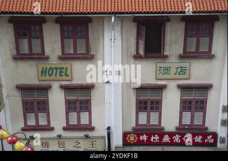 31.08.2017, Singapour, République de Singapour, Asie, boutiques traditionnelles dans le quartier Chinatown de Singapour, Asie Banque D'Images