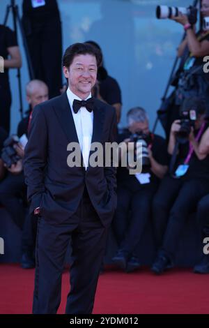 Tadanobu Asano assiste au tapis rouge "Broken Rage" lors du 81ème Festival International du film de Venise au Palazzo del Cinema à Venise le 6 septembre 2024. Banque D'Images