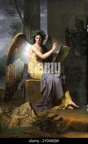 Clio, Muse de l'histoire de Charles Meynier (français, 1768-1832) en 1800 Banque D'Images