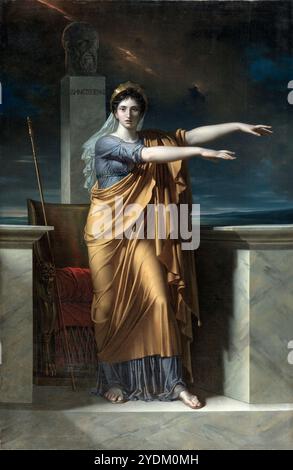 Polyhymnie, Muse of Eloquence - par Charles Meynier (français, 1768-1832) en 1800 Banque D'Images