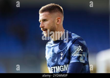 Londres, Royaume-Uni. 27 octobre 2024. Guglielmo Vicario de Tottenham Hotspur s'échauffe avant le match de Crystal Palace FC contre Tottenham Hotspur FC English premier League à Selhurst Park, Londres, Angleterre, Royaume-Uni le 27 octobre 2024 crédit : Every second Media/Alamy Live News Banque D'Images