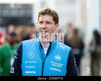 Mexico, Vereinigte Staaten. 26 octobre 2024. James Vowles (Williams Racing, Teamchef), MEX, formel 1 Weltmeisterschaft, Grand Prix von Mexiko City, Autodromo Hermanos Rodriguez, Qualifying, 26.10.2024 Foto : Eibner-Pressefoto/Michael Memmler crédit : dpa/Alamy Live News Banque D'Images