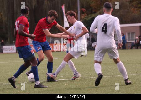 Amsterdam, pays-Bas. 27 octobre 2024. AMSTERDAM, PAYS-BAS - OCTOBRE 27 : Tim Piemper loopt zich Vast lors du match du premier tour du KNVB Beker entre JOS W et TABA AFC à Drieburg le 27 octobre 2024 à Amsterdam, pays-Bas. (Photo de Peter Lous/Orange Pictures) crédit : Orange pics BV/Alamy Live News Banque D'Images