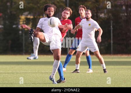 Amsterdam, pays-Bas. 27 octobre 2024. AMSTERDAM, PAYS-BAS - OCTOBRE 27 : Gavin Manders van Taba lors du match du premier tour de la KNVB Beker entre JOS W et TABA AFC à Drieburg le 27 octobre 2024 à Amsterdam, pays-Bas. (Photo de Peter Lous/Orange Pictures) crédit : Orange pics BV/Alamy Live News Banque D'Images