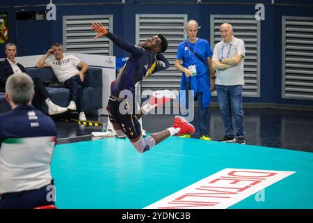 NOUMORY KEITA (RANA VERONA) lors de Allianz Milano vs Rana Verona, match de Superligue masculine de volleyball Italien Serie A à Milan, Italie, octobre 27 2024 Banque D'Images