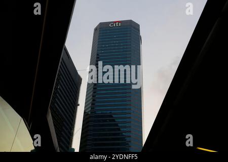 Kuala Lumpur, Malaisie - 29 juillet 2023 : le bâtiment Citibank est vu dans le quartier financier de KL. CITI est considérée comme l'une des plus grandes banques aux États-Unis. Banque D'Images