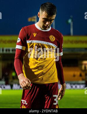 Motherwell, Écosse. 27 octobre 2024. Lennon Miller (38 - Motherwell) Motherwell vs Celtic - Scottish Premiership Credit : Raymond Davies / Alamy Live News Banque D'Images