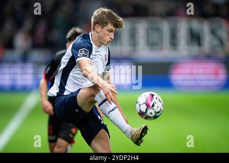 Herning, Danemark. 27 octobre 2024. Jacob Andersen de l'AGF lors du match de super ligue entre le FC Midtjylland et l'AGF au MCH Arena le dimanche 27 octobre 2024. (Photo : Bo Amstrup/Ritzau Scanpix) crédit : Ritzau/Alamy Live News Banque D'Images