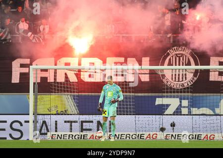 Linz, Autriche. 27 octobre 2024. LINZ, AUTRICHE - OCTOBRE 27 : Kjell Scherpen de Sturm Graz lors du match de l'amiral Bundesliga entre le LASK et le SK Sturm Graz au Raiffeisen Arena le 27 octobre 2024 à Linz, Autriche .241027 SEPA 07 153 - 20241027 PD13473 crédit : APA-PictureDesk/Alamy Live News Banque D'Images