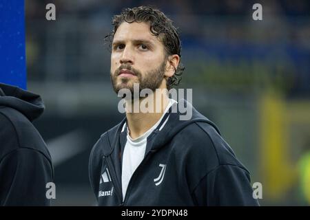 Milan, Italie - octobre 27 2024 - Inter vs Juventus série A - locatelli juventus fc Banque D'Images