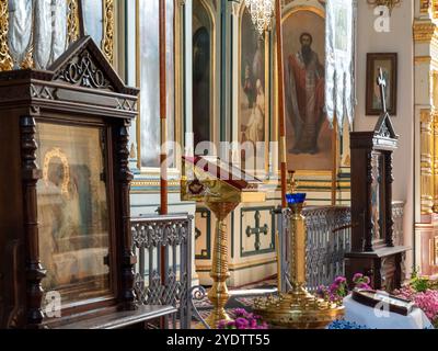 Wlodawa, Pologne 21 septembre 2024 Église orthodoxe de la Nativité de la Bienheureuse Vierge Marie Banque D'Images