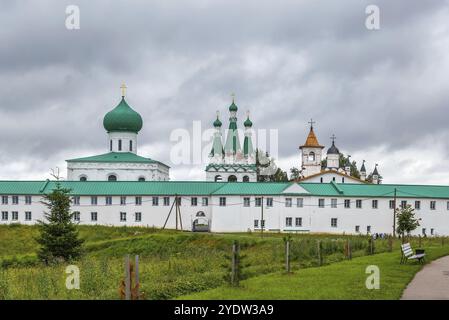 Le monastère Alexandre-Svirsky est un monastère orthodoxe dans la région de Leningrad, en Russie. Vue de la pièce Trinity Banque D'Images