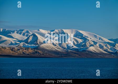 Paysage montagneux, île Axel Heiberg, Nunavut, Arctique canadien, Canada, Amérique du Nord Banque D'Images