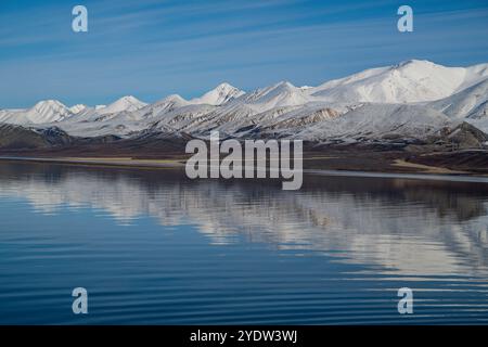 Paysage montagneux, île Axel Heiberg, Nunavut, Arctique canadien, Canada, Amérique du Nord Banque D'Images