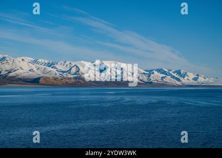 Paysage montagneux, île Axel Heiberg, Nunavut, Arctique canadien, Canada, Amérique du Nord Banque D'Images