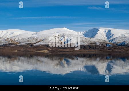 Paysage montagneux, île Axel Heiberg, Nunavut, Arctique canadien, Canada, Amérique du Nord Banque D'Images