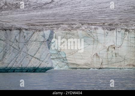 Glacier Belcher, île Devon, Nunavut, Arctique canadien, Canada, Amérique du Nord Banque D'Images