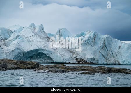 Glacier Belcher, île Devon, Nunavut, Arctique canadien, Canada, Amérique du Nord Banque D'Images