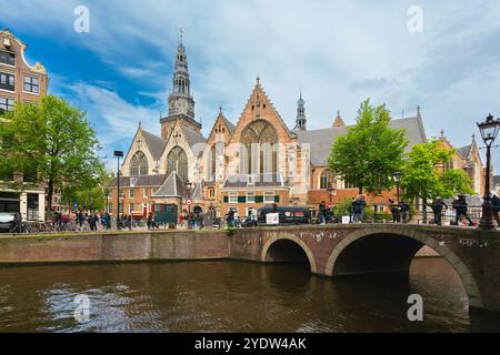 Église de Oude Kerk, Amsterdam, pays-Bas Banque D'Images