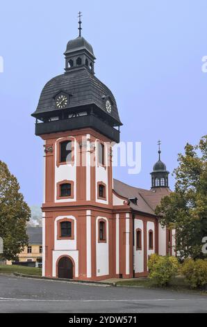 Église de la naissance de Saint Jean Baptiste à Valec Banque D'Images
