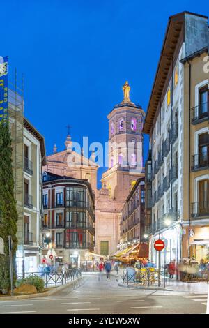 La Cathédrale, Valladolid, Castille-et-Léon, Espagne, Europe Banque D'Images