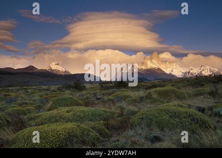 MT. Fitz Roy en Patagonie, Argentine Banque D'Images