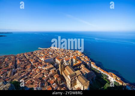 Cefalu, Palerme, Sicile, Italie, Méditerranée, Europe Banque D'Images